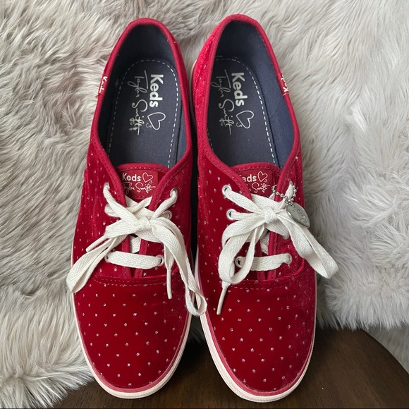 ⛔️SOLD⛔️Keds Taylor Swift Champion Velvet Sneakers - Picture 3 of 8